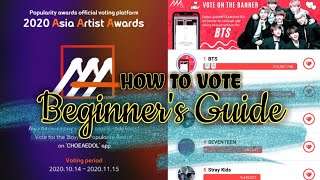 TUTORIAL | HOW TO VOTE BTS FOR ASIA ARTIST AWARDS 2020 - POPULARITY AWARD | SIGN UP BEGINNERS GUIDE screenshot 2