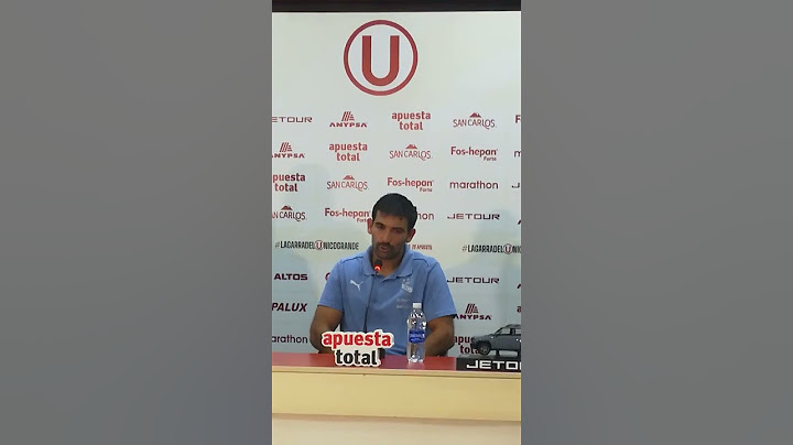 Perú. Universitario 2 - 0 Sporting Cristal . Cauteruccio y Autouri en Conferencia Prensa