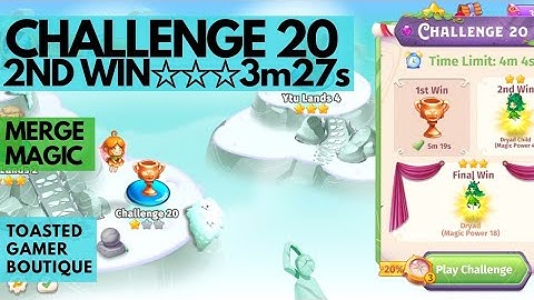 Merge Magic Challenge 20 Updated • 3m27s On 2nd Win ☆☆☆