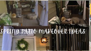 Spring Porch\Patio Makeover | Inspiration And Ideas For Styling Your Patio 2024