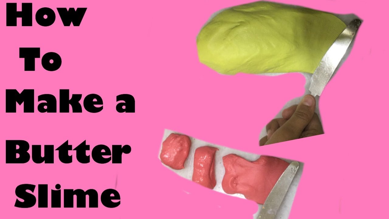 butter slime with air dry clay