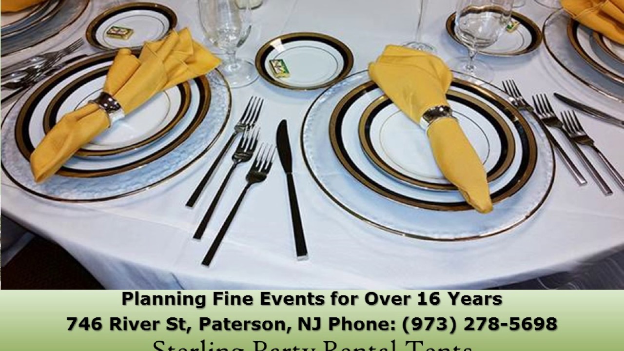 Sterling Party Rental Tents and Event Planning in New Jersey YouTube