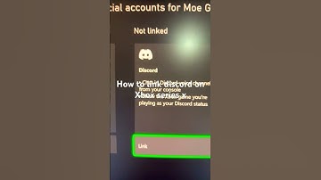 How to link discord on Xbox series x