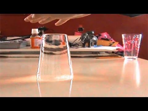 Amazing water trick! How to Suspend Water Without a Cup!