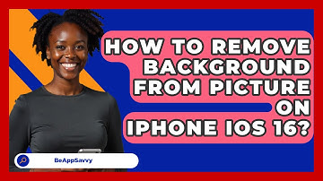 How To Remove Background From Picture On iPhone iOS 16? - Be App Savvy