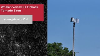 Weekly Tornado Siren Testing in Youngstown, Ohio | Whelen Vortex R-4 Finback | 7/20/24