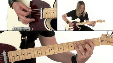 Muted Rock Rhythm Guitar Lesson - Level 5 Performance - Angus Clark