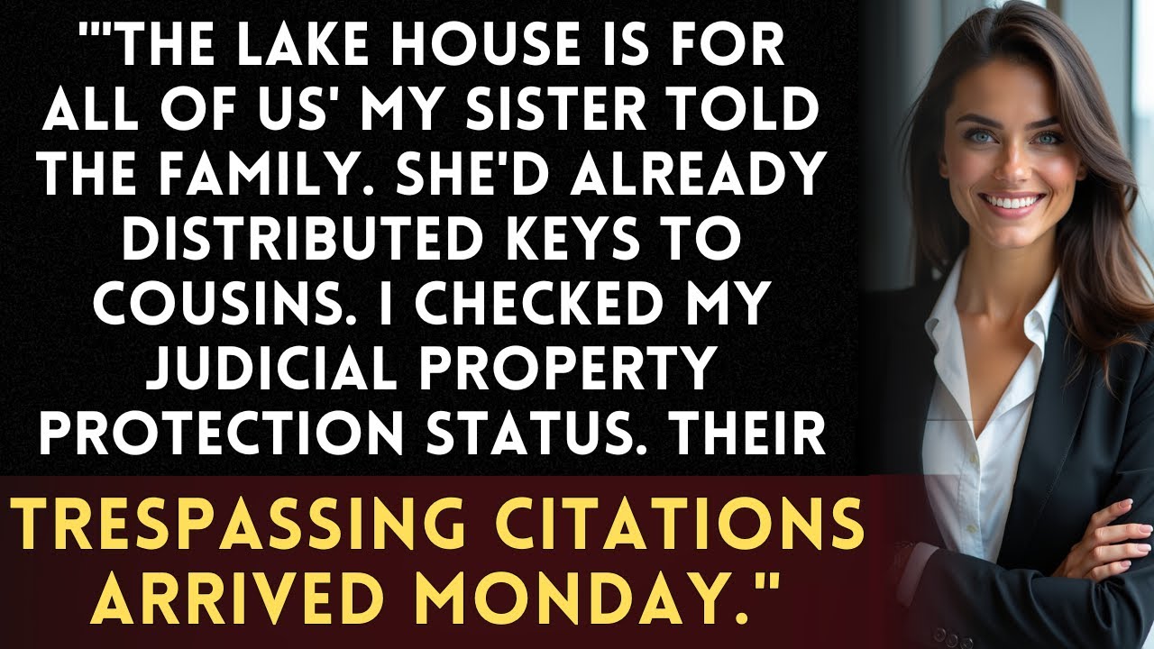 Сестра потребовала «семейного доступа» в мой дом у озера — это резиденция федерального судьи
