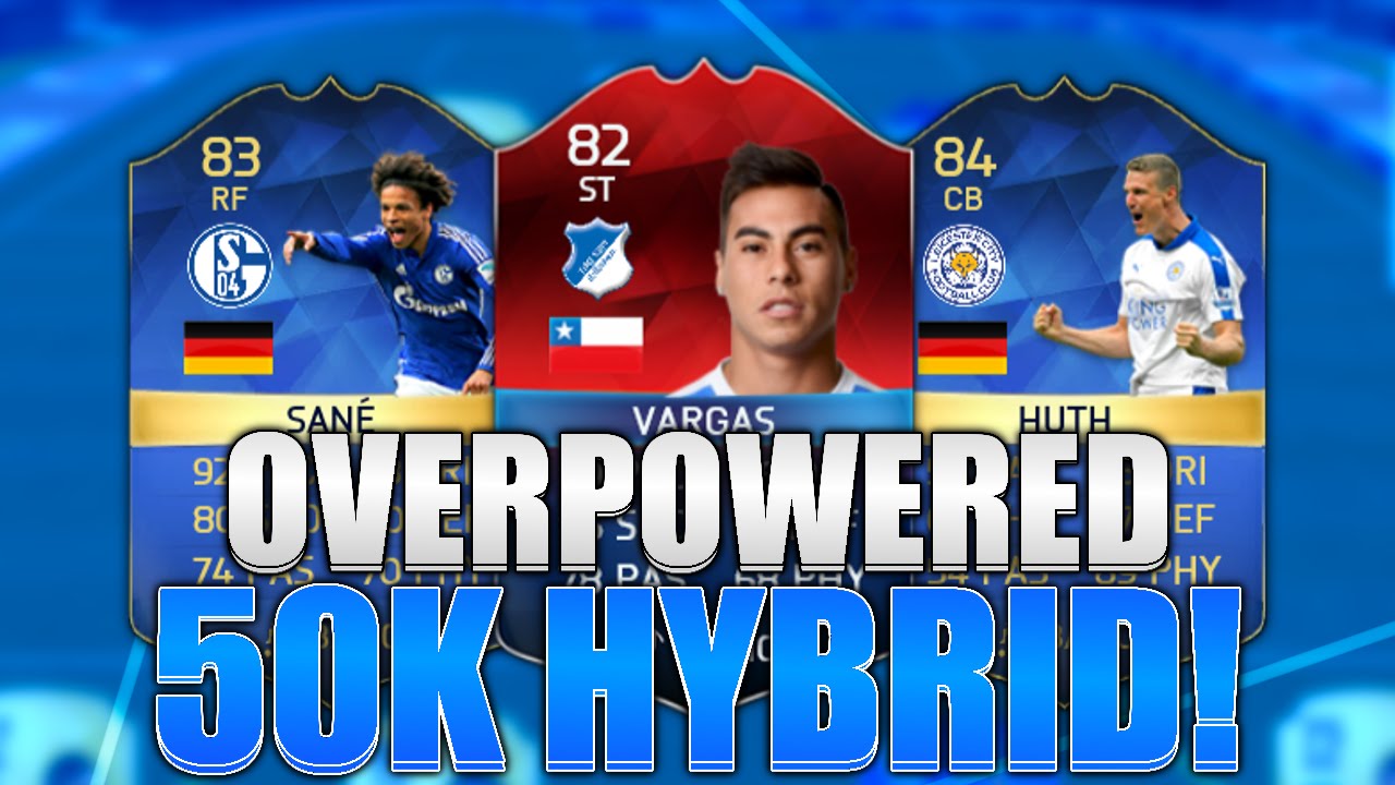 INSANE OVERPOWERED 50K HYBRID SQUAD BUILDER! FIFA 16 ULTIMATE TEAM!!