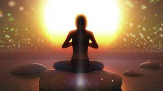 Арт футаж йога медитация солнце 2021. Art footage yoga meditation sun 2021.