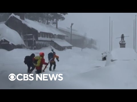 Massive avalanche sweeps away skiers in California