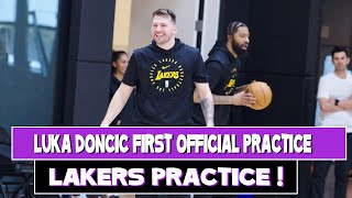Thumbnail for Luka Doncic First Official Lakers Practice
