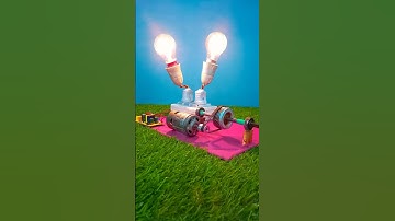 Free energy from dynamo rotation! #reels #experiment #highlights