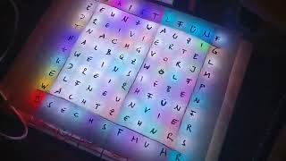 [snippet] prototyping a word clock with @micropython