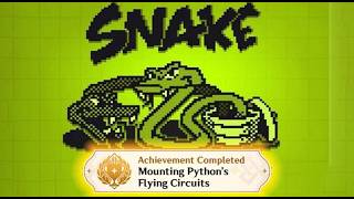 Play The Genshin Snake Game To Get Mounting Pythons Flying Circuits Hidden Achievement Genshin 6.7