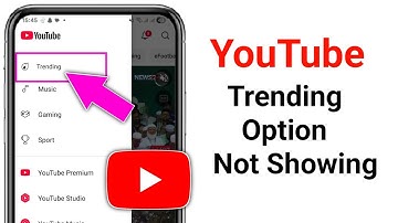 Youtube Trending Option Not Showing Problem || Trending Option On YouTube ||