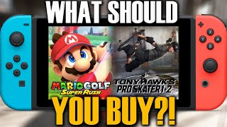 Mario Golf Super Rush vs. Tony Hawk's Pro Skater 1+2 - WHAT SHOULD YOU BUY?!