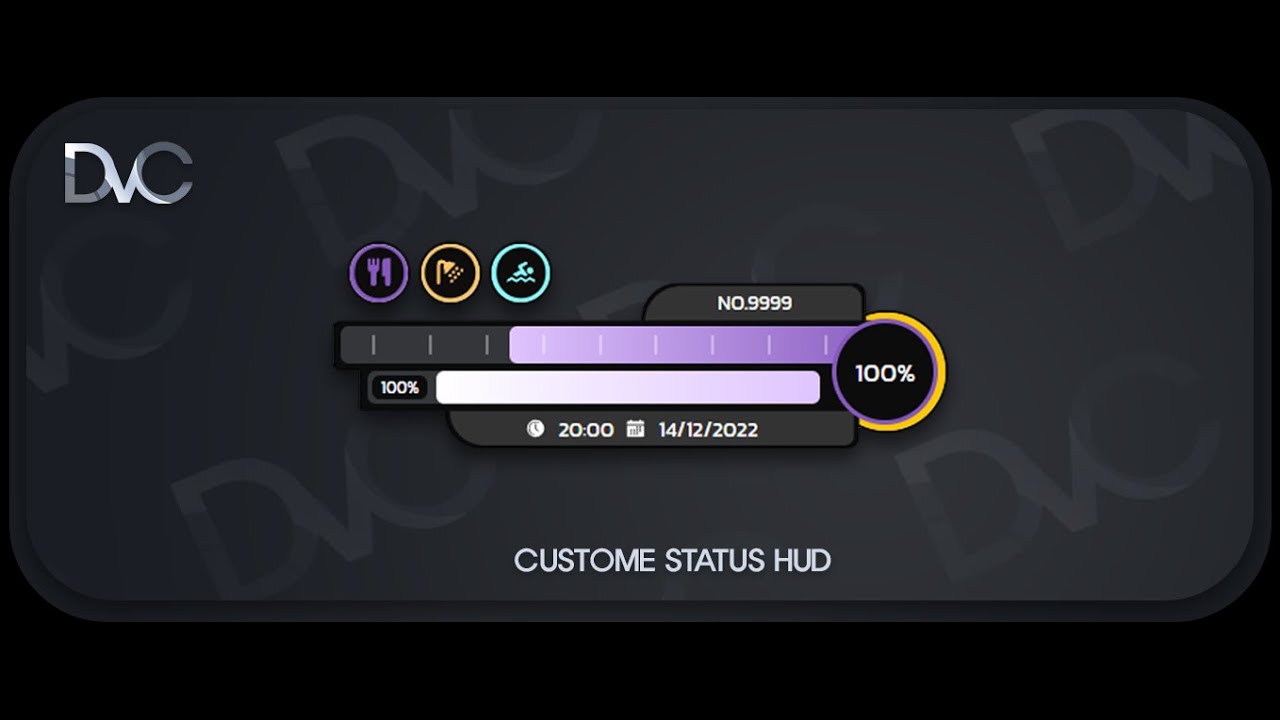 CUSTOME STATUSHUD | By : Davinci Productions