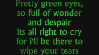 Video thumbnail of "Ultrabeat -  Pretty green eyes Lyrics"