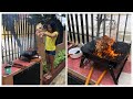 Hamburgers on the  $23 BBQ Grill & Filipina Wife #1 Makes Me Cook a Rotten Chicken - SMOKED MANOK!