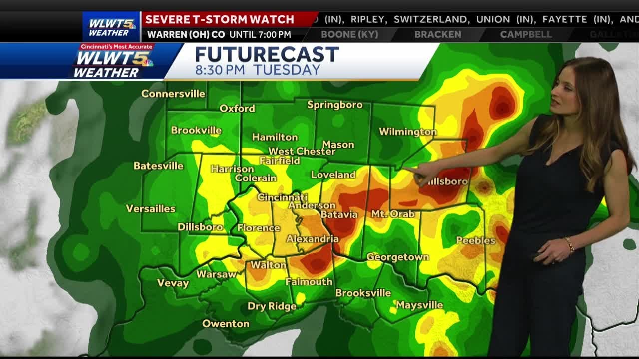 Round 1 of storms moves out; additional storms possible - YouTube