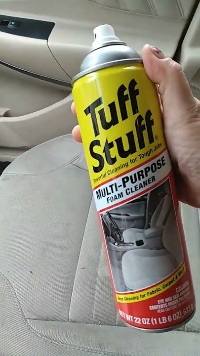 Got Dirty Car Seats? Use Tuff Stuff. Product Link in Comments #shorts 