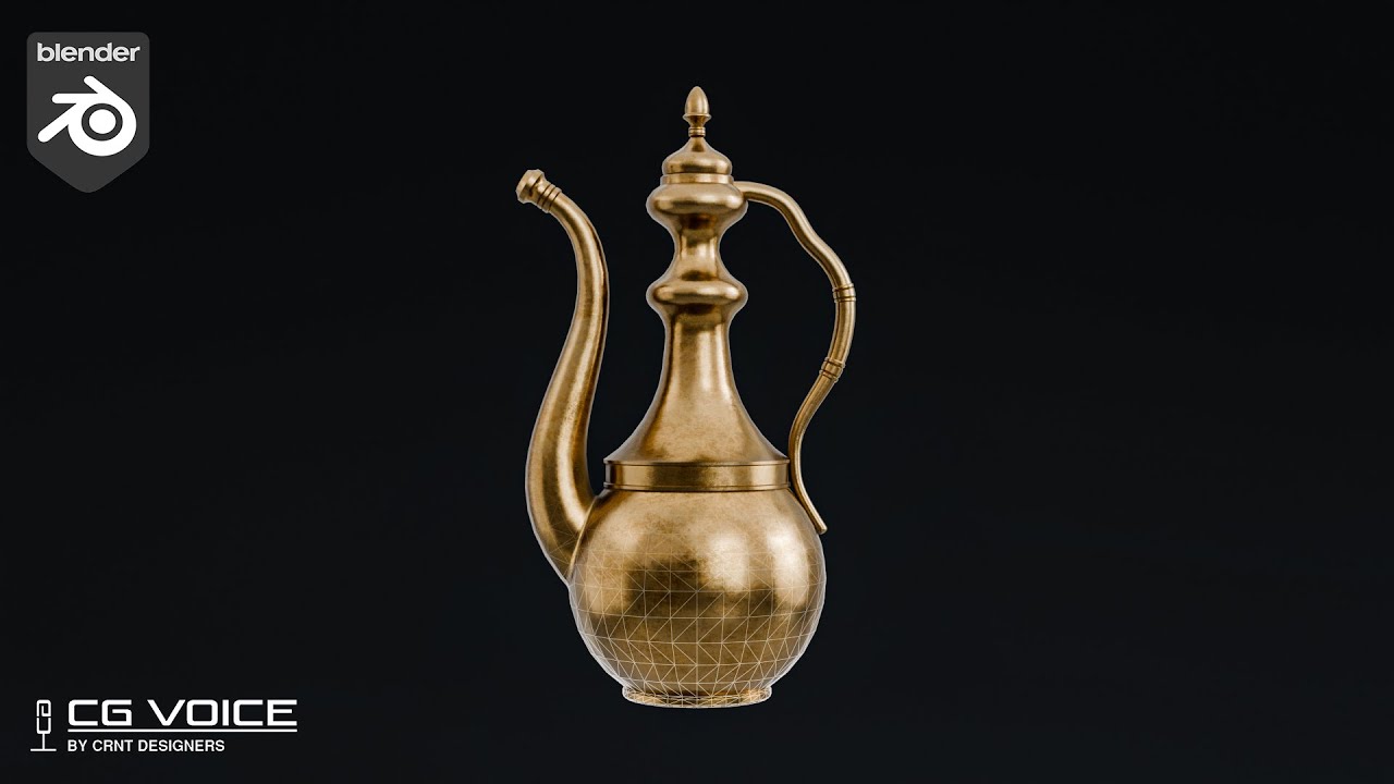 how to model this Vintage Water Jug in blender _ blender modeling