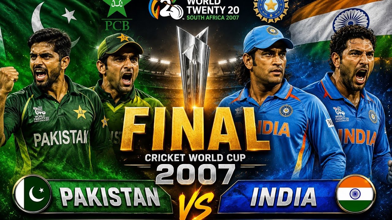 2007 T20 World Cup Final! 🏆 | India vs Pakistan High-Voltage Gameplay 💥 by DR GAMING 