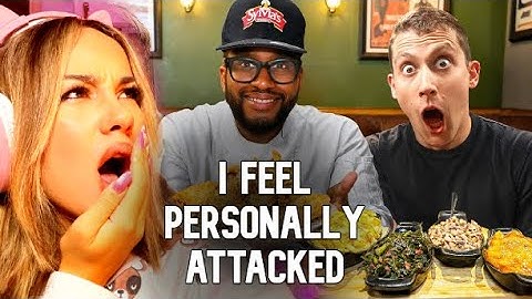 Finnish Girl Reacts to Two Brits try the Best Soul Food in Harlem!