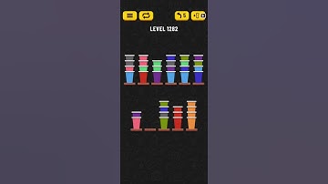 Cup Sort Puzzle Level 1282 = Water Sort Puzzle Level 1282 = Ball Sort Puzzle Level 1282 All the same