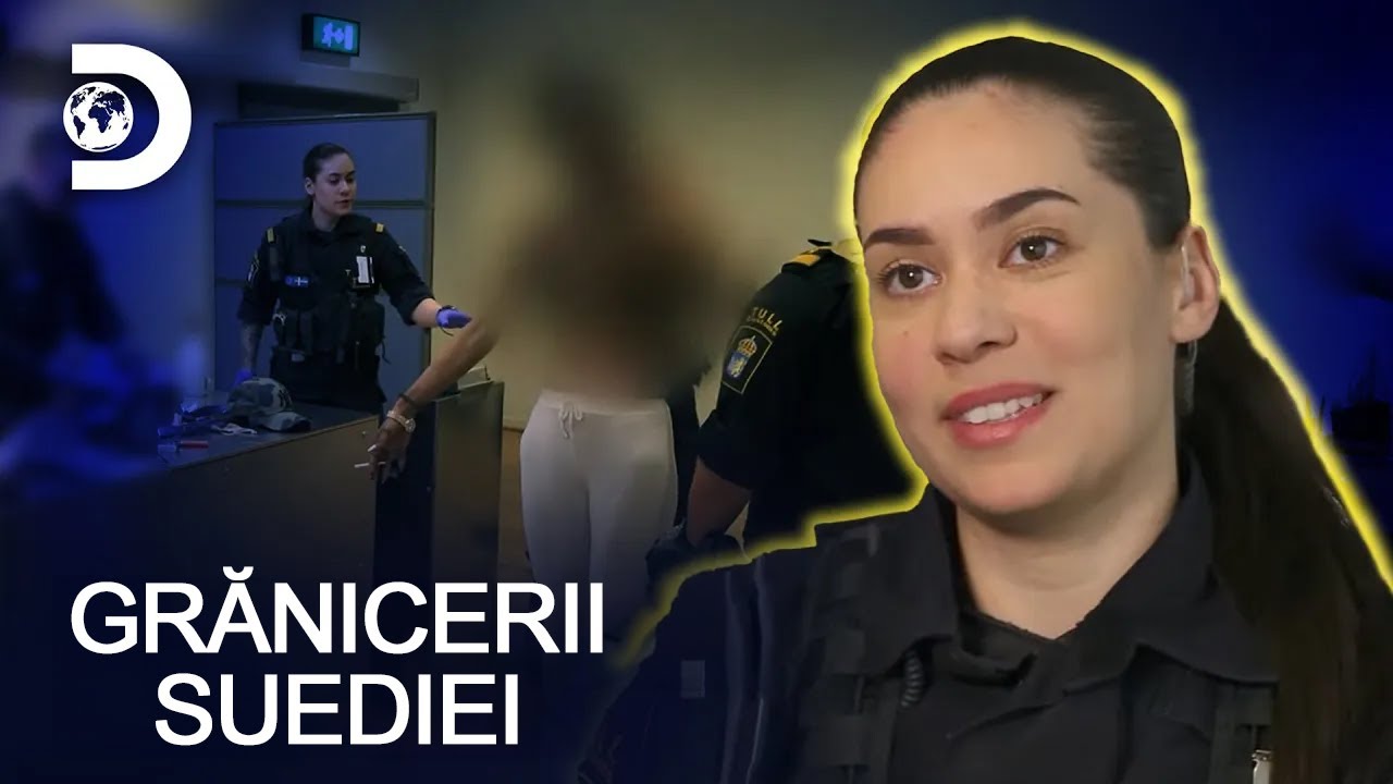 O pasageră furioasă își aruncă hainele | Grănicerii Suediei