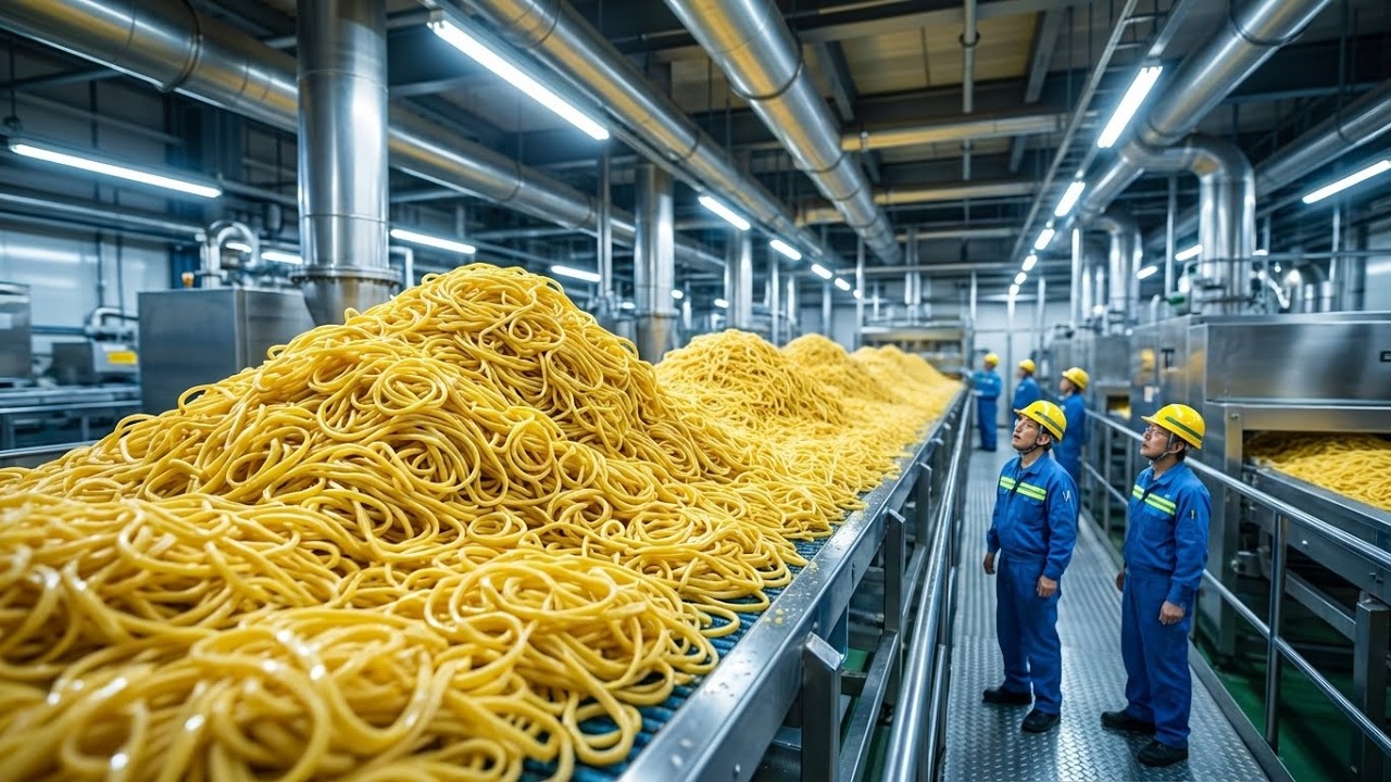How Spaghetti Pasta Made: Inside the Pasta factory