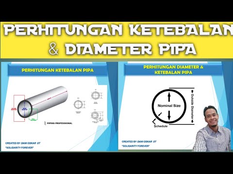 Video: Cara Menghitung Diameter Pipa