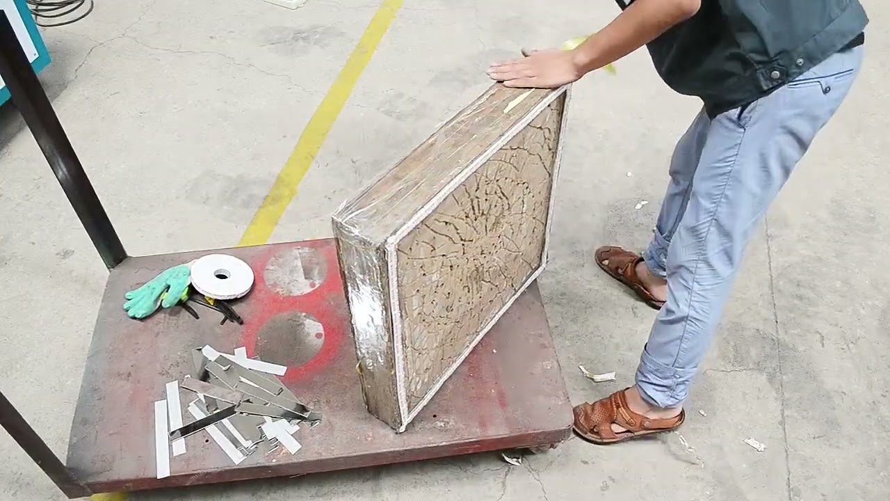 BSX-1224 Vacuum forming machine  process for make Multicolor acrylic forming