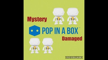 POP IN A BOX UNBOXING DAMAGED FUNKO POP VINYL FIGURES | PIAB UK