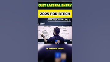 CUET LATERAL ENTRY /AKTU HBTU MMMUT IET LUCKNOW KNIT /STBG/DIPLOMA/#shorts #ytshorts #cuet #aktu