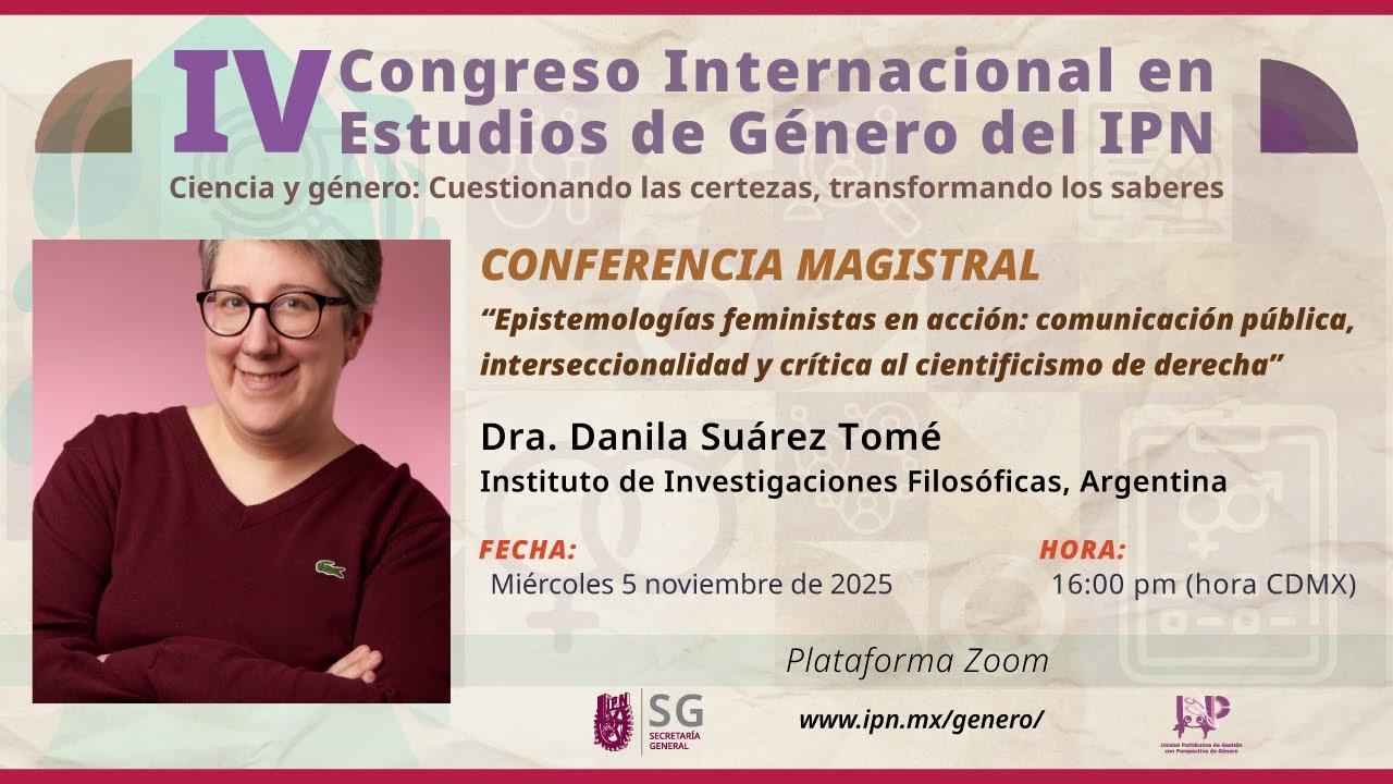 Conferencia Magistral "Epistemologías Feministas en Acción" - UPGPG