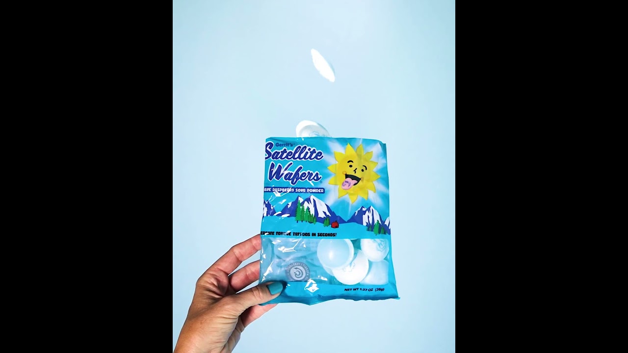 Gerrit's Blue Raspberry Satellite Wafers