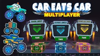 Car Eats Car マルチプレイヤー - 新しい車 SHERIF とすべての宝箱を開けた - ウォークスルー オンライン レース ゲーム screenshot 3