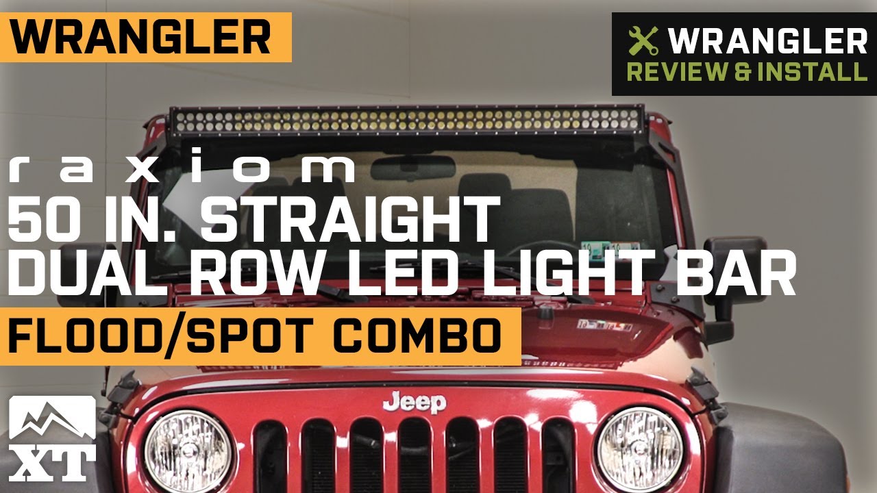 (97-06) Jeep TJ Wrangler - 50'' Double Row Straight Light Bar Kit