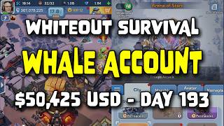 WOS Whale Account - $50,425 USD - Day 193 - SvS Prep P3 screenshot 5