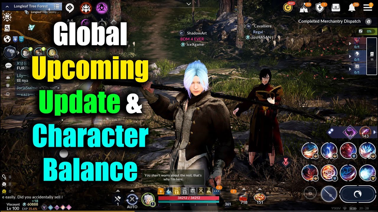 Black Desert Mobile Global Upcoming Update & Character Balance - YouTube