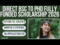 Fully Funded Direct BSc to PhD Scholarships in UK 2026 | Cardiff University with Stipend & Tuition🇬🇧