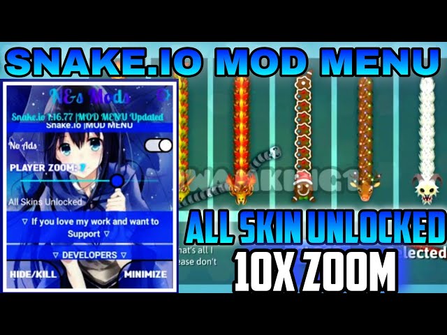 snake io modmenu gameplay #snakeiomodmenu 