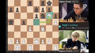 Young Carlsen Effect || Magnus Carlsen Vs Sipke Ernst (2004)