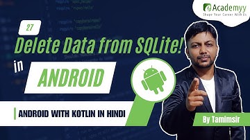 🗑️ Delete Data from SQLite in Android | Remove Records Using Kotlin