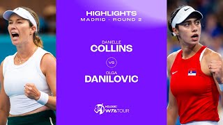 Danielle Collins vs. Olga Danilovic | 2024 Madrid Round 2 | WTA Match Highlights