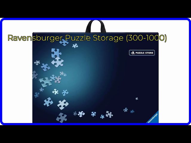 REVIEW (2026): Ravensburger Puzzle Storage (300-1000). ESSENTIAL