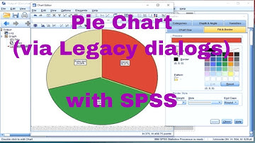 SPSS - Pie chart (via Legacy dialogs)