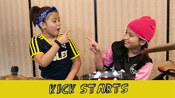 # 34 Kick Starts - DRUM LESSONS FOR KIDS - Better Drums